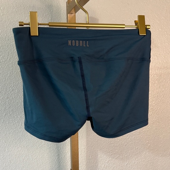NOBULL- low rise matte Blue Athletic Shorts- Small - Picture 3 of 4